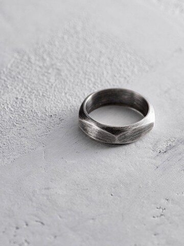 Bague 'BREVITY' REYTEL en argent : devant