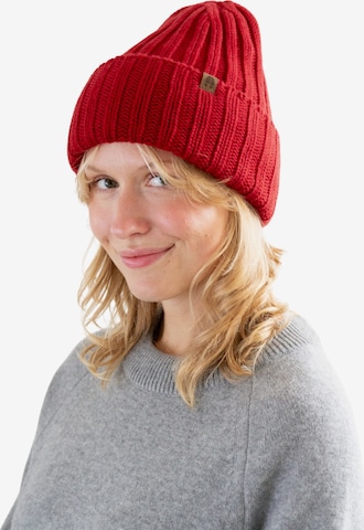KOPYTO Mütze 'GULO' in Rot: Vorderseite