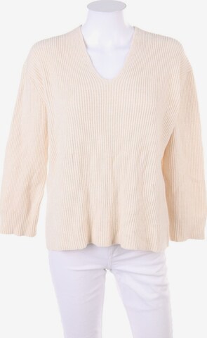 MANGO Sweater & Cardigan in XS in White: front