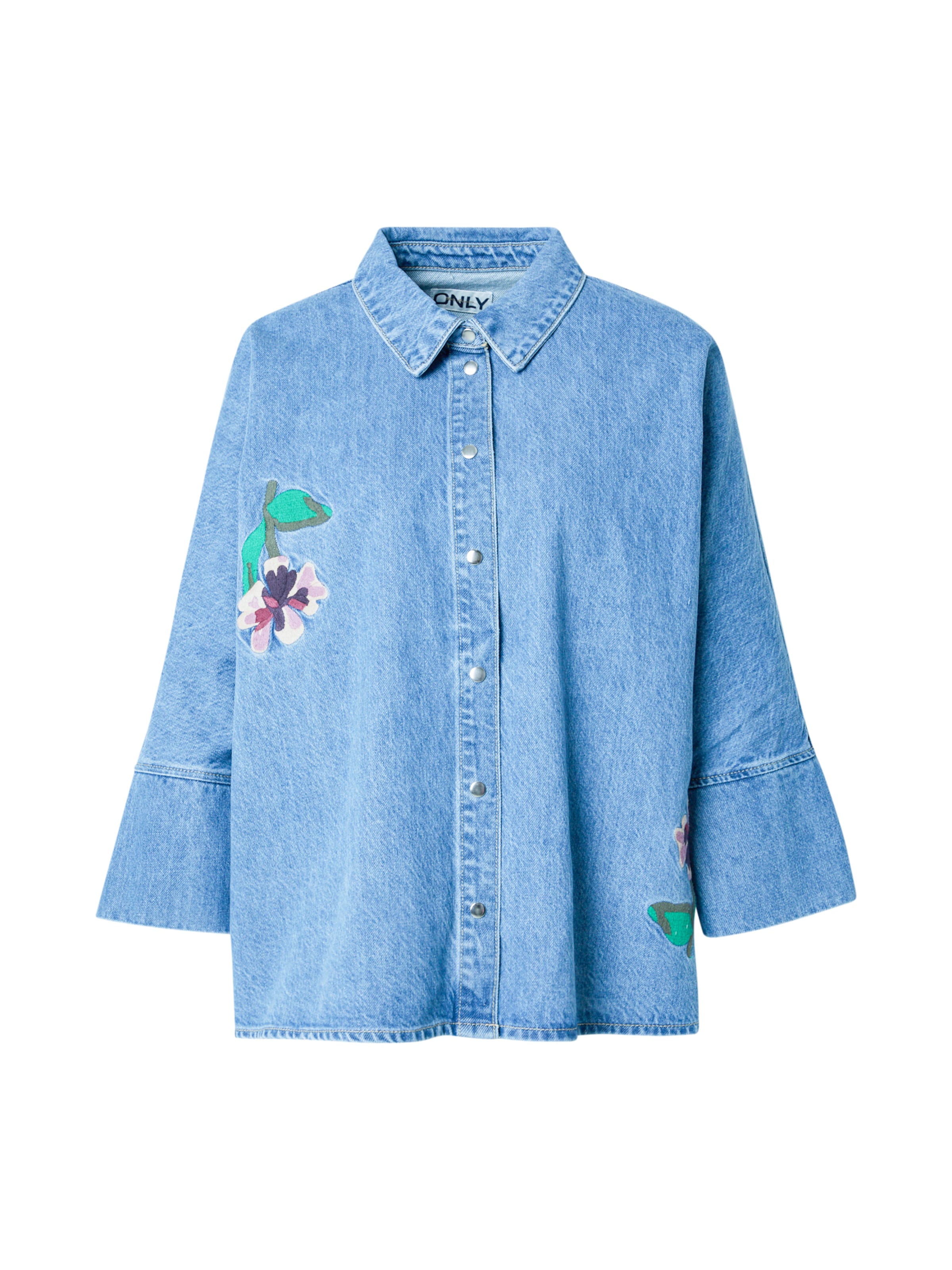 ONLY Bluza 'ONLGRACE' | modra barva: sprednja stran