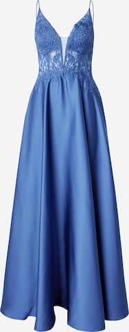 Laona - Vestido de noche en azul: frente