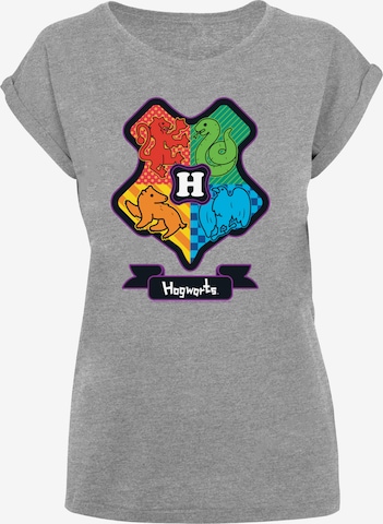 T-shirt 'Harry Potter Hogwarts Junior' F4NT4STIC en gris : devant