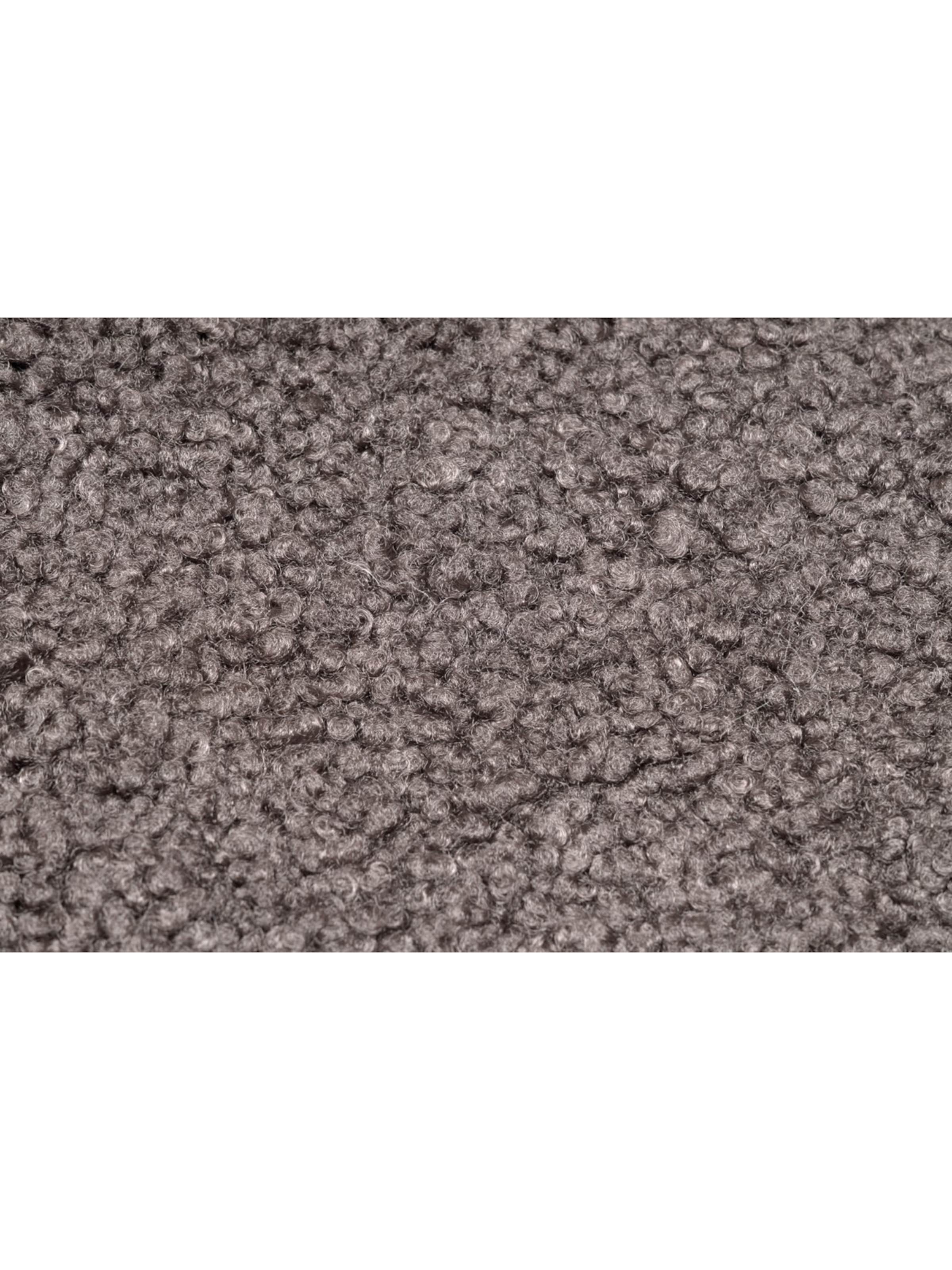 styleBREAKER Shoulder Bag 'Teddyfell Beuteltasche' in Grey