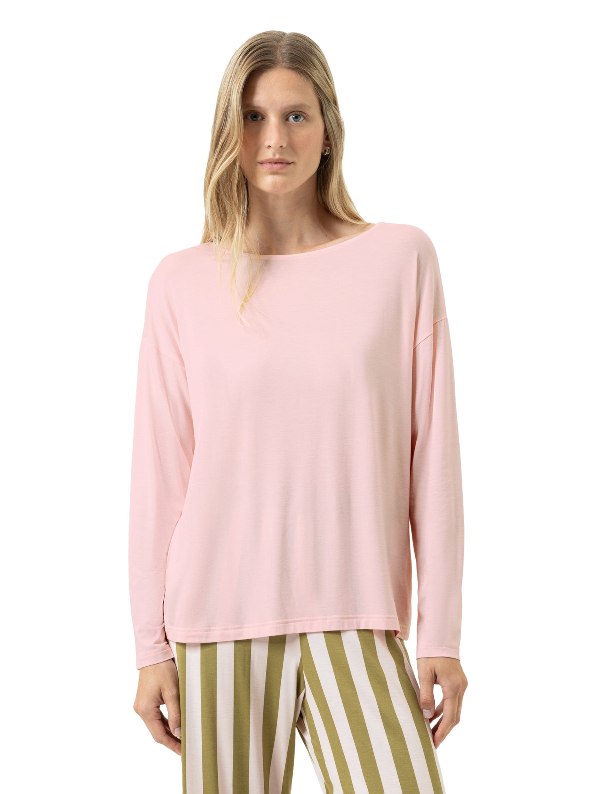 Mey Pajama shirt 'Pure Chic' in Pink: front