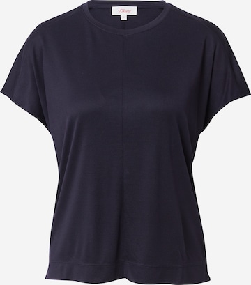 T-shirt s.Oliver en bleu : devant