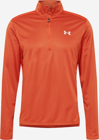 UNDER ARMOUR Performance Shirt 'Speed Stride 2.0' in Orange: front