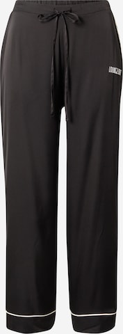 River Island - Pantalón de pijama en negro: frente