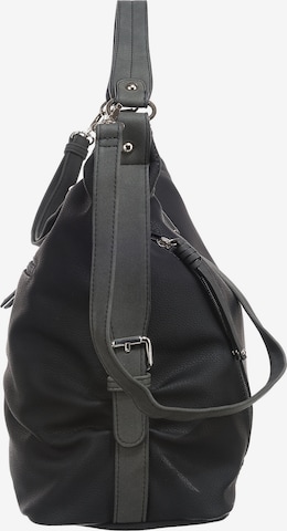 TOM TAILOR - Bolso de hombro 'Caia' en negro