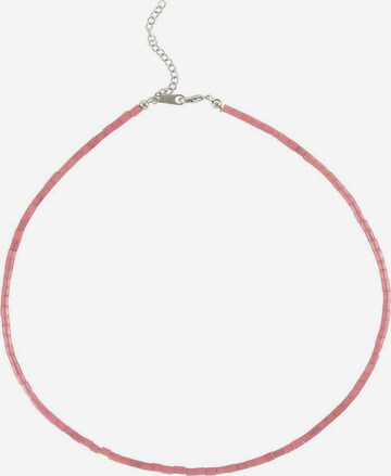 Gemshine Necklace in Pink: front