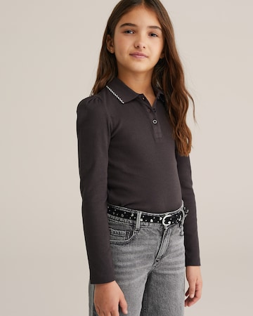 T-Shirt WE Fashion en marron : devant