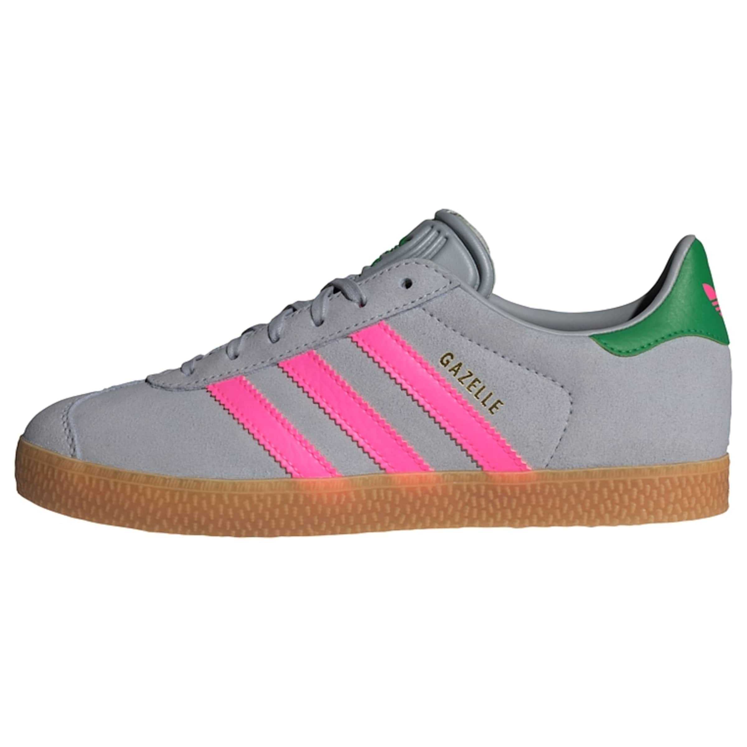Baskets 'Gazelle' ADIDAS ORIGINALS en gris : devant