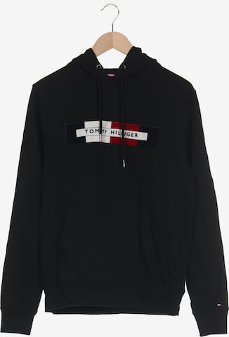 TOMMY HILFIGER Sweatshirt & Zip-Up Hoodie in M in Black: front
