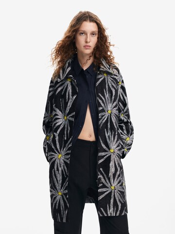 Desigual - Abrigo de entretiempo 'Daisy' en negro: frente