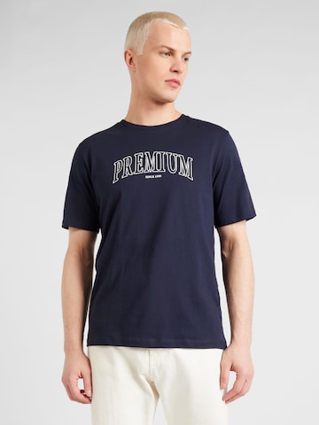 T-Shirt 'MALIK' JACK & JONES en bleu : devant