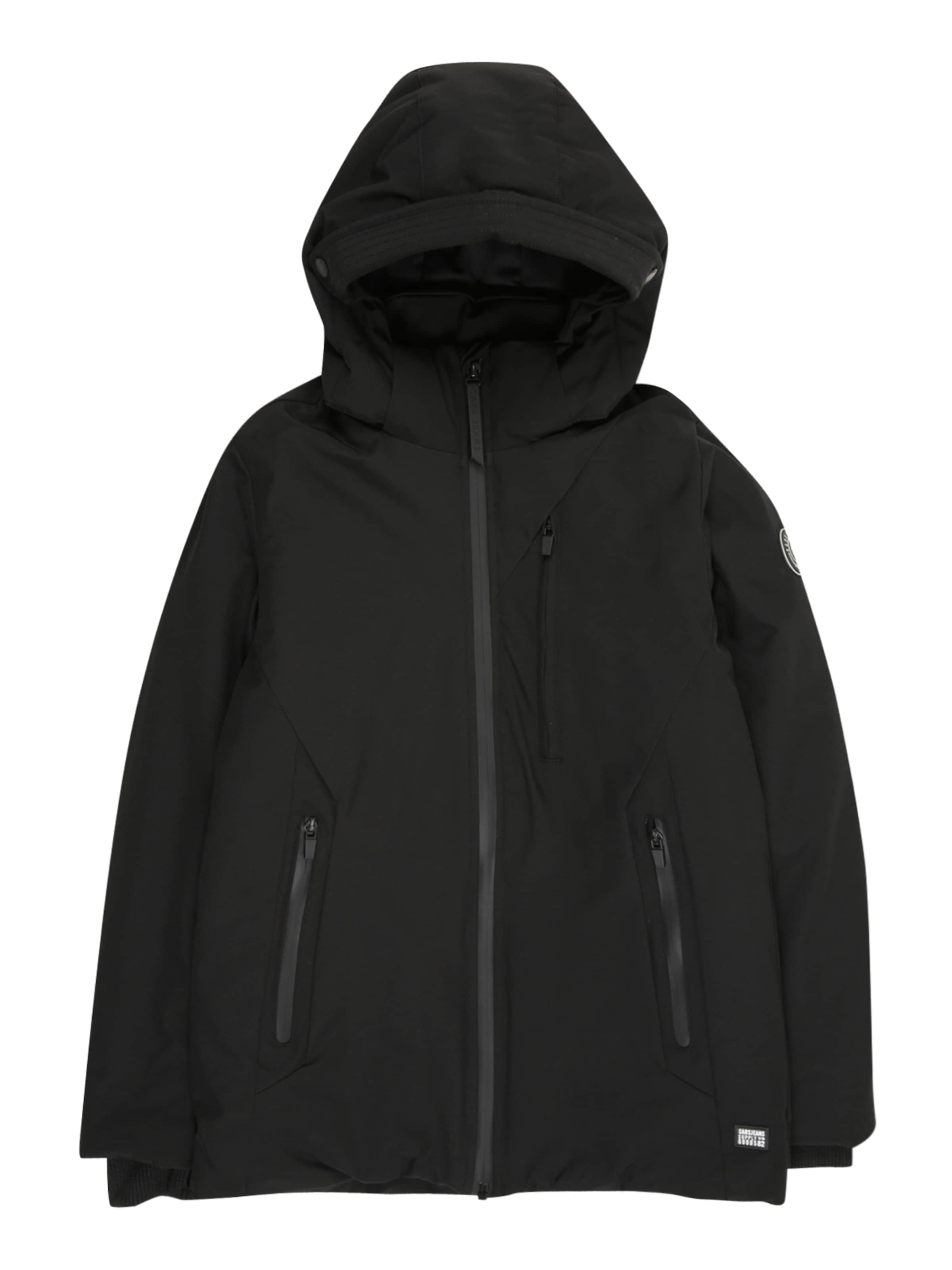 Cars Jeans Prechodná bunda 'HARWICK' - Čierna: predná strana