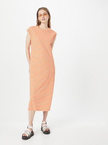 FRNCH PARIS Poletna obleka 'ANTONELLA' | oranžna barva