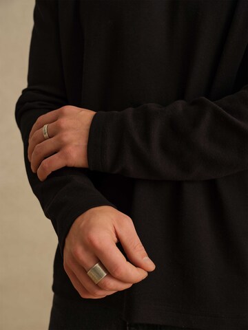 DAN FOX APPAREL Shirt 'Miko' in Schwarz