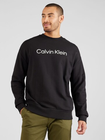 Calvin Klein Sweatshirt 'HERO' in Black: front