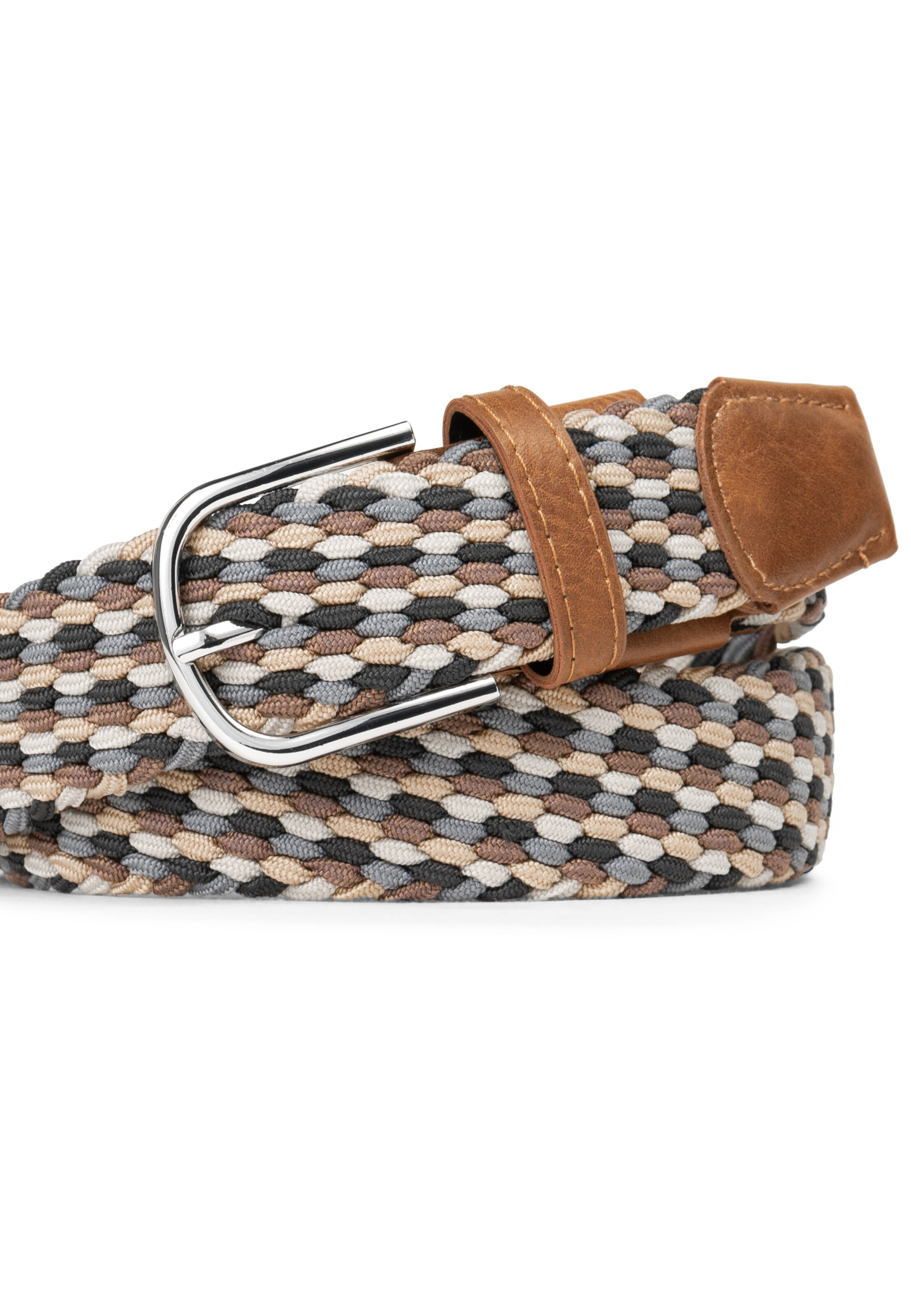 INDICODE JEANS Gürtel ' Anders ' in Beige