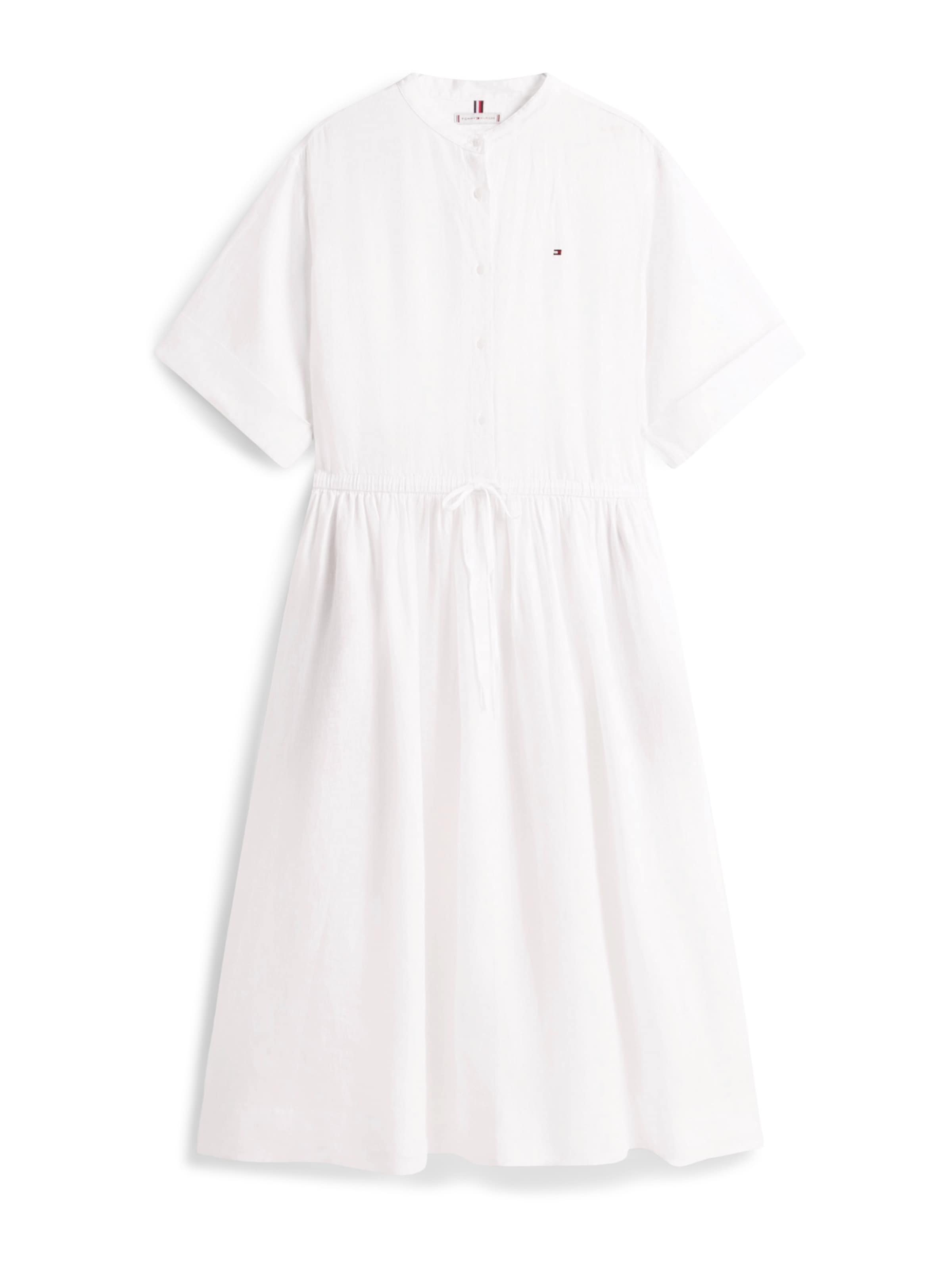 Tommy Hilfiger Curve Shirt dress in White: front