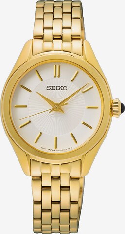 SEIKO Analog Watch in Gold: front