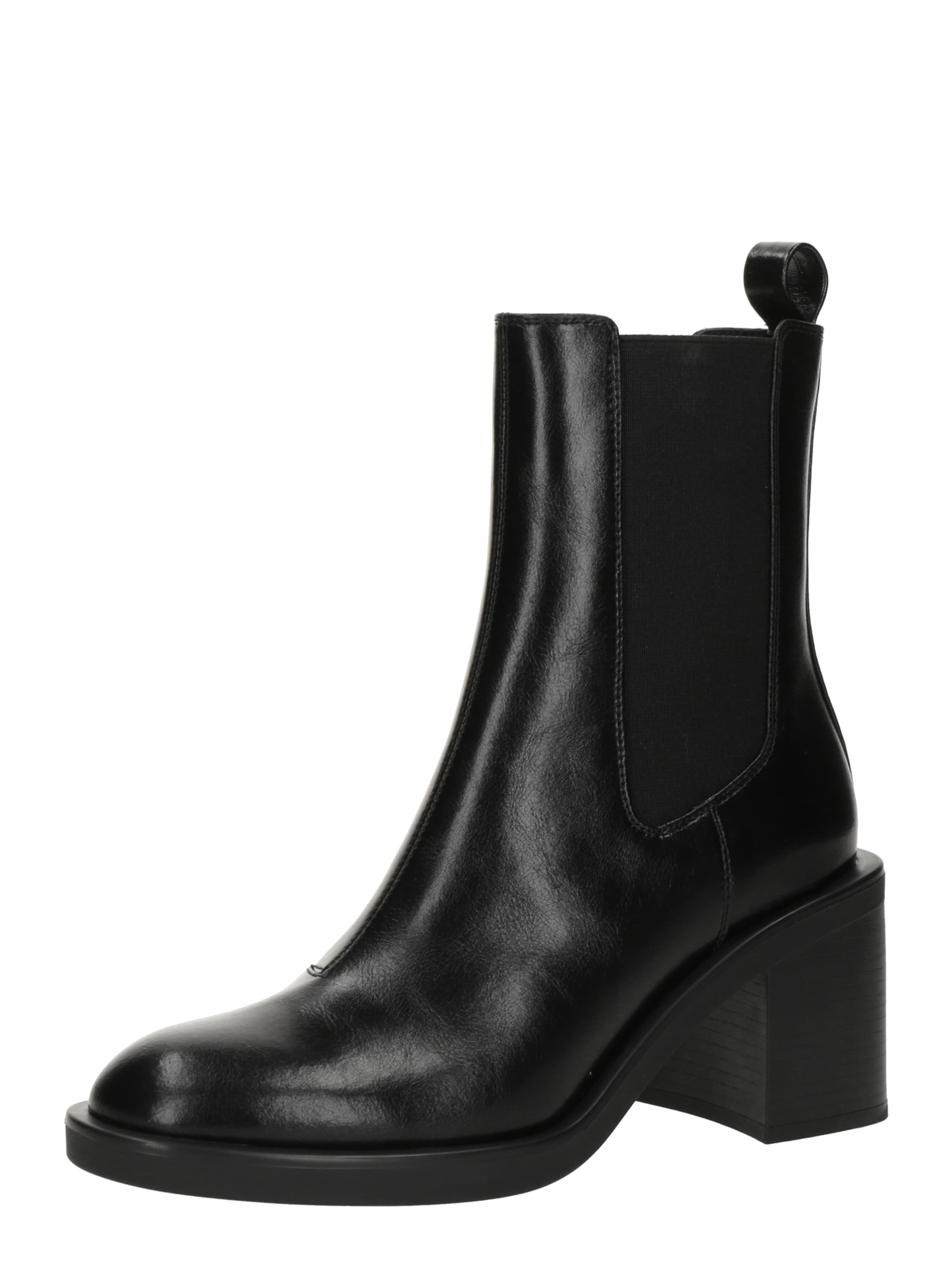 melns HUGO Čelsijas zābaki 'Nalie': no priekšpuses