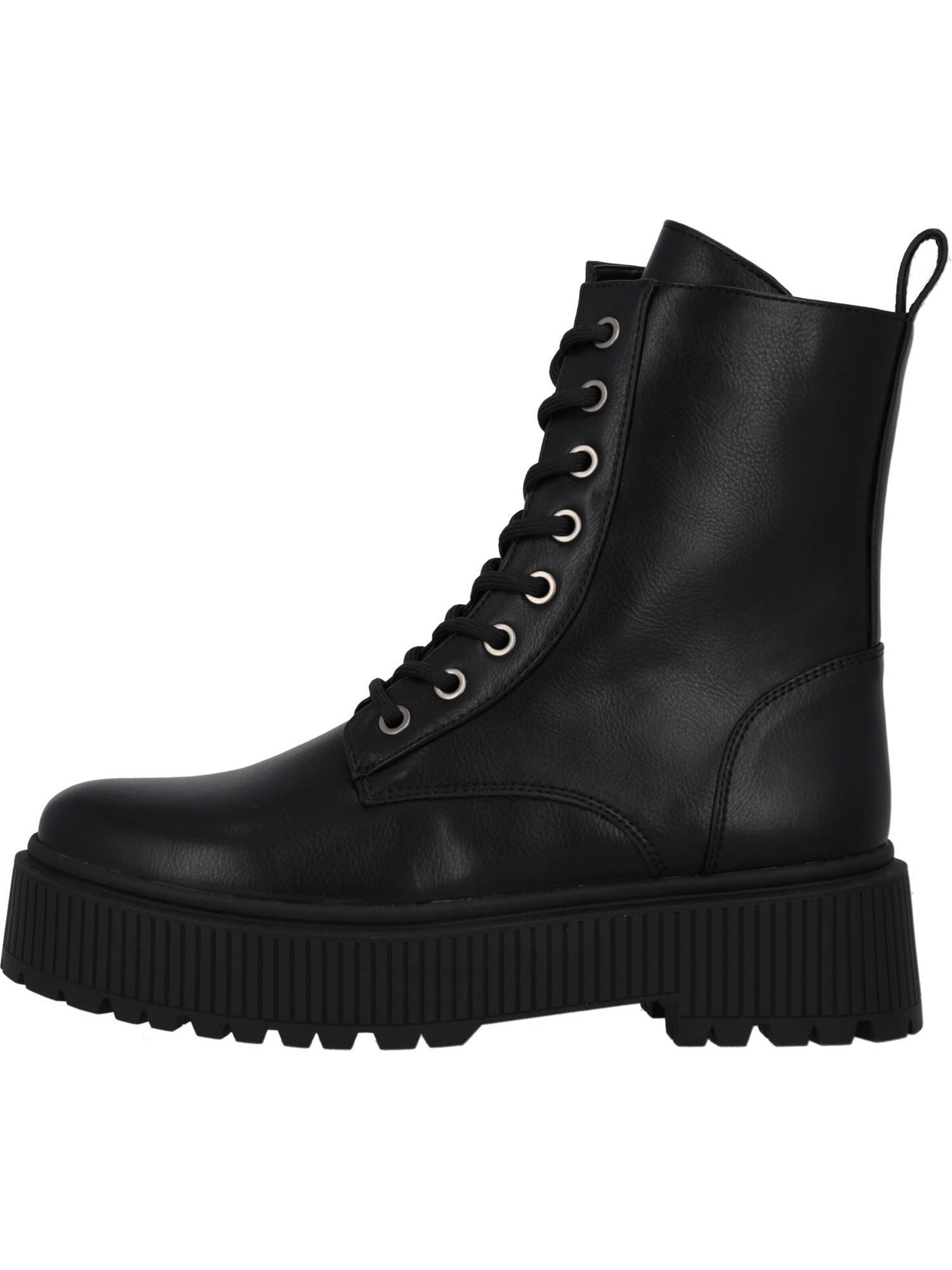 Palado Schnürstiefel 'Palado Leski'‌‌‌‌‌‌‌‌‌‌ in Schwarz