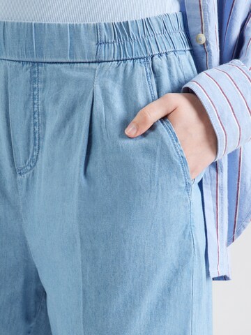 UNITED COLORS OF BENETTON Конический (Tapered) Джинсы с плиссировкой в Синий