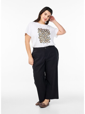 Wide Leg Pantalon 'JEVA' Zizzi en noir
