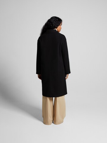 Bershka Between-Seasons Coat in Black