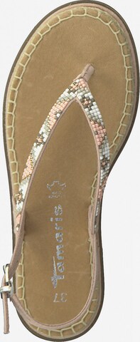 TAMARIS T-bar sandals in Pink