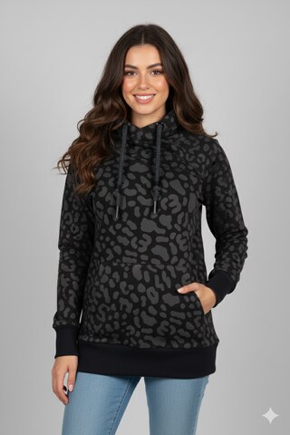 Ragwear Sweatshirt in Schwarz: Vorderseite