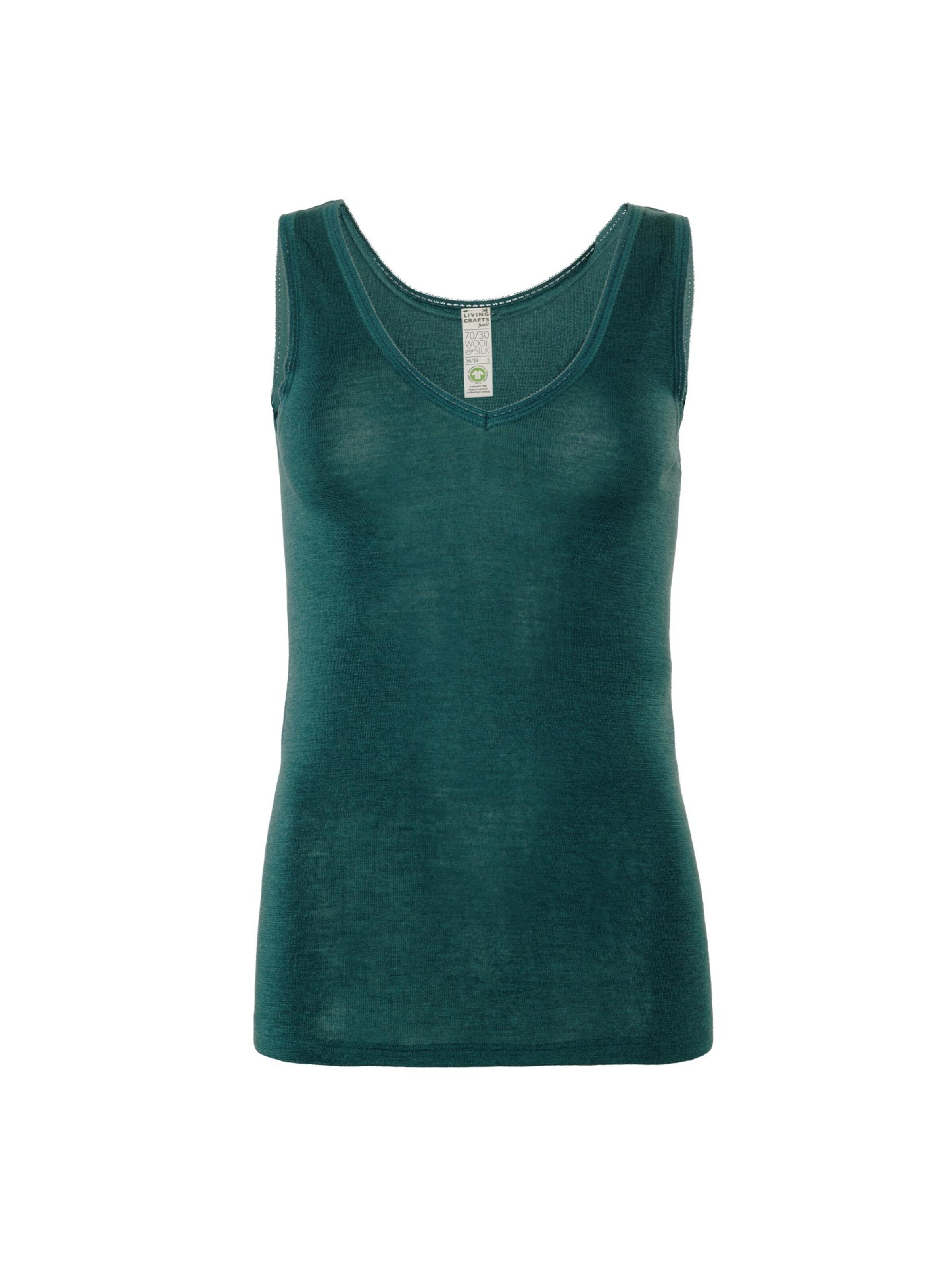 Living Crafts Undershirt 'FREYA' in Green: front