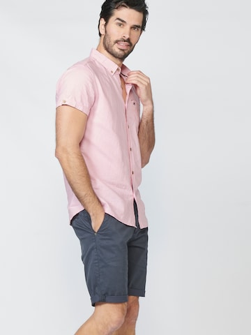 KOROSHI - Regular Fit Camisa em rosa