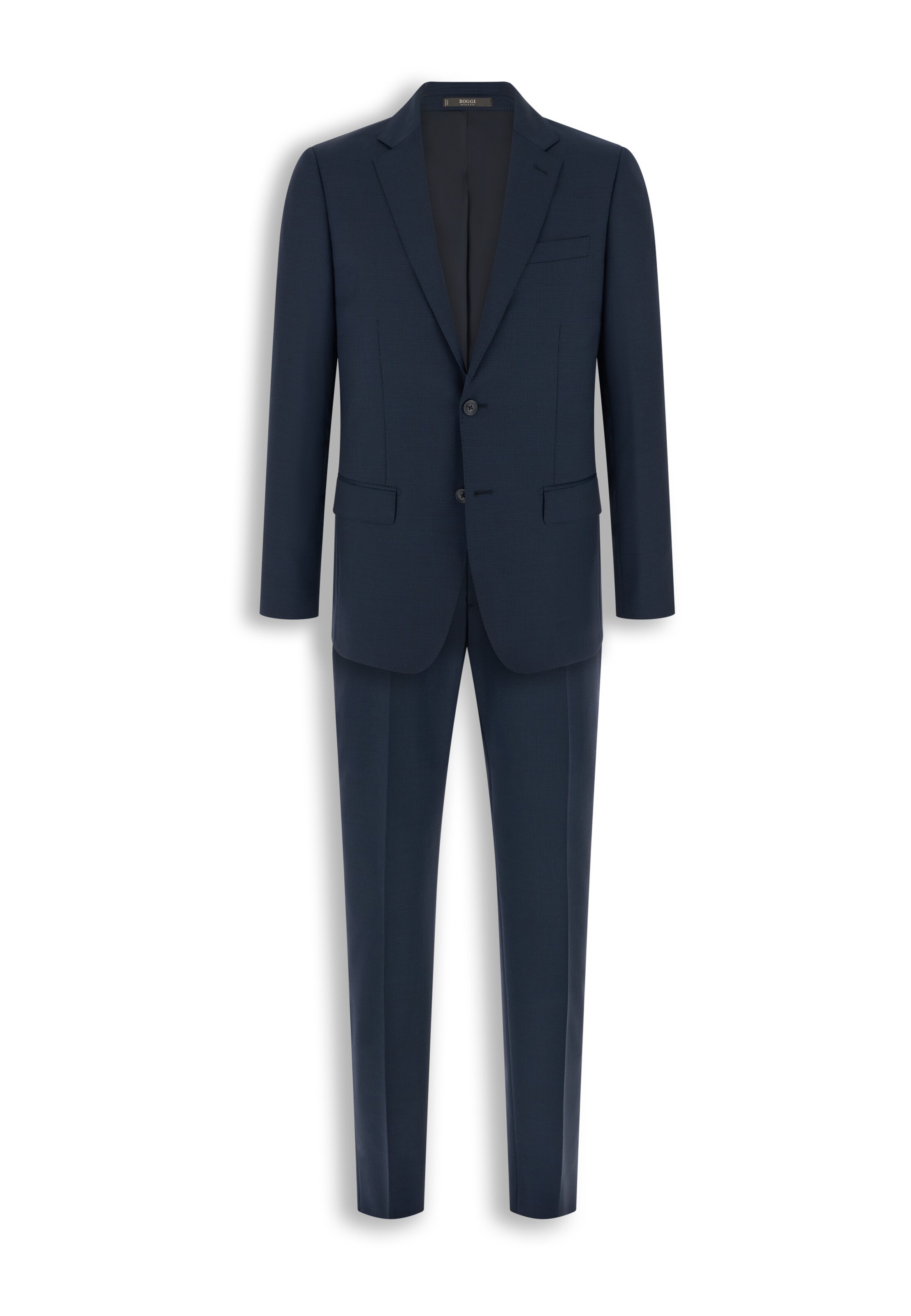 Coupe slim Costume Boggi Milano en bleu : devant