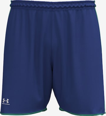 UNDER ARMOUR Workout Pants in Blue: front