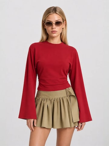 Happiness İstanbul Bluse 'Blusen'‌‌‌‌‌‌‌‌ in Rot: Vorderseite