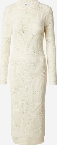 EDITED Knitted dress 'Lucienne' in White: front