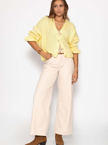 SASSYCLASSY Oversized cardigan in Yellow