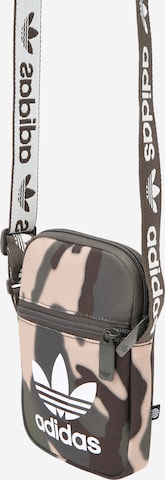 ADIDAS ORIGINALS Crossbody Bag 'Camo Festival' in Green: front