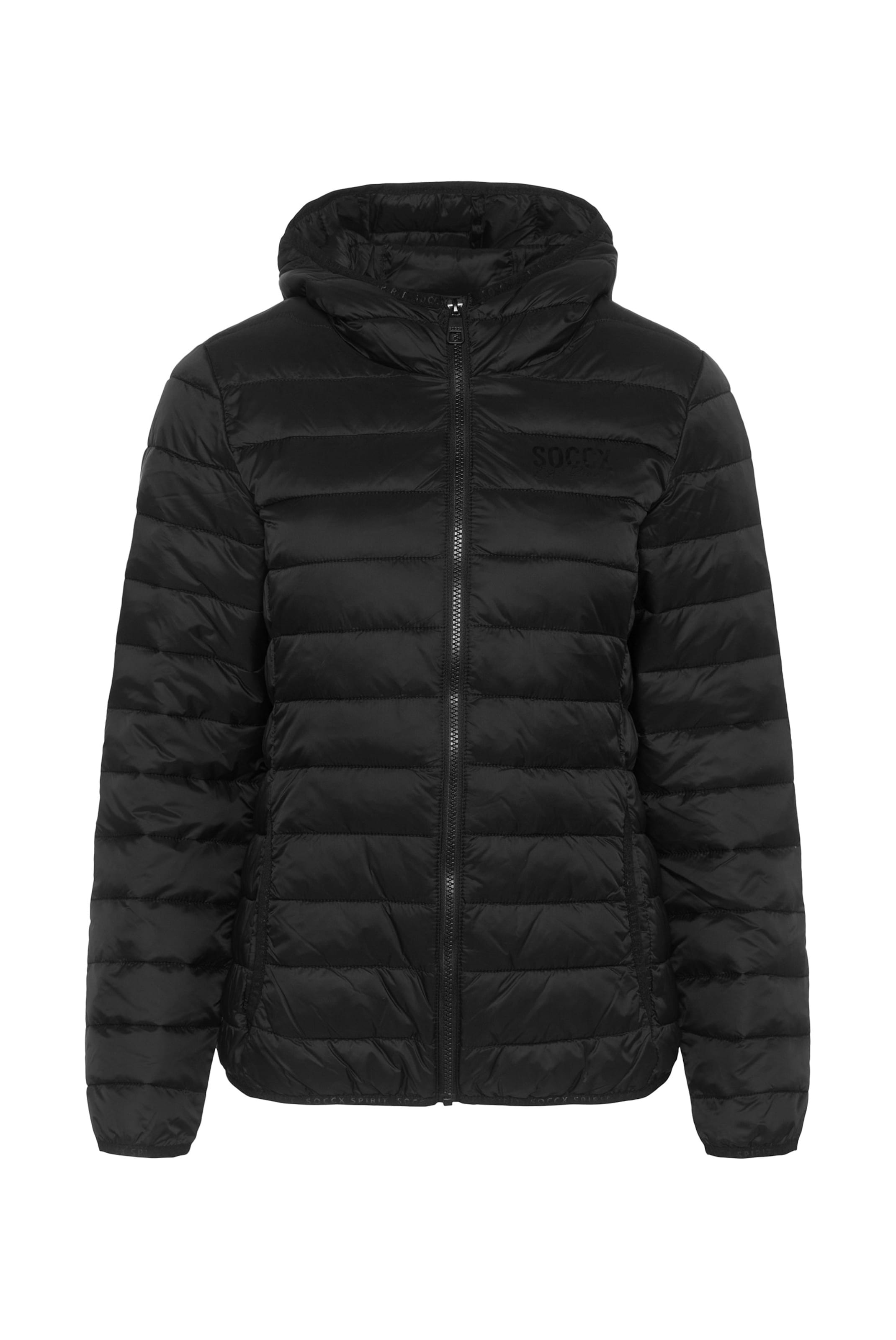 Soccx Jacke in Schwarz: Vorderseite