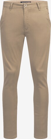 Rock Creek Slim fit Chino Pants in Beige: front