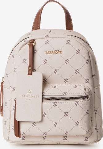 Lazarotti Backpack 'Palermo' in Beige: front