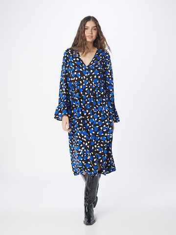 Monki Shirt Dress in Blue: front