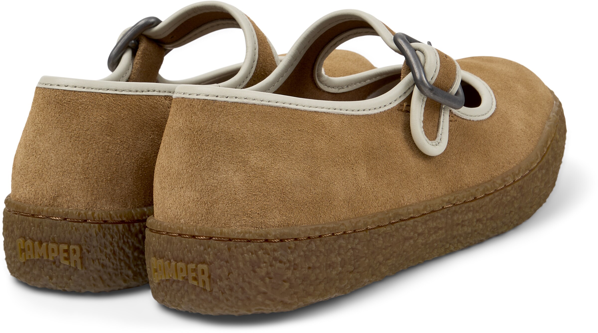 CAMPER Riemchenballerina 'Peu Terreno' in Braun