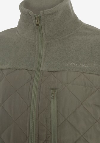 LASCANA Fleece Jacket in Green