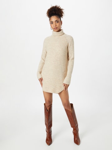 PIECES - Pullover 'Ellen' em bege: frente