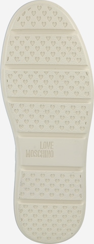 Love Moschino Matalavartiset tennarit 'BOLD LOVE' värissä valkoinen