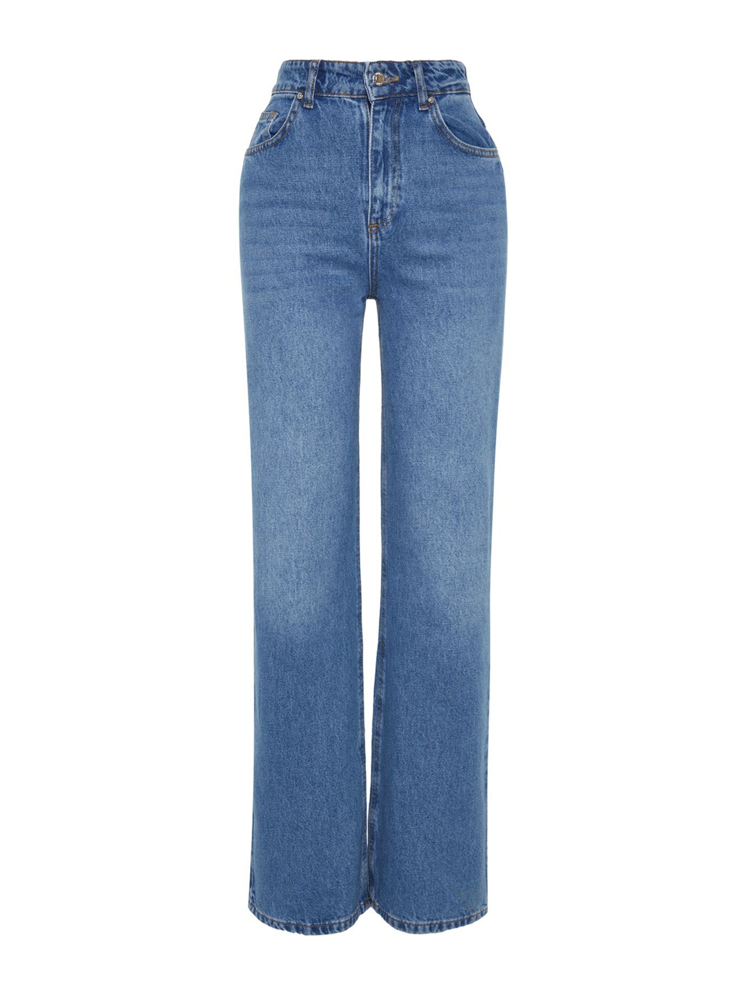 Trendyol Свободный крой Джинсы в Синий: спереди