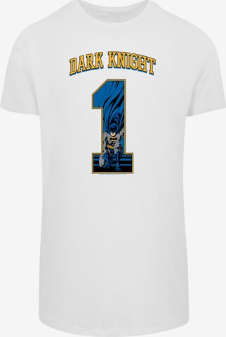 F4NT4STIC Shirt 'DC Comics Batman Football Dark Knight' in Wit: voorkant